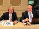 ARRL CEO Tom Gallagher, NY2RF (left), and ARRL Technical Relations Specialist Jon Siverling, WB3BRA.